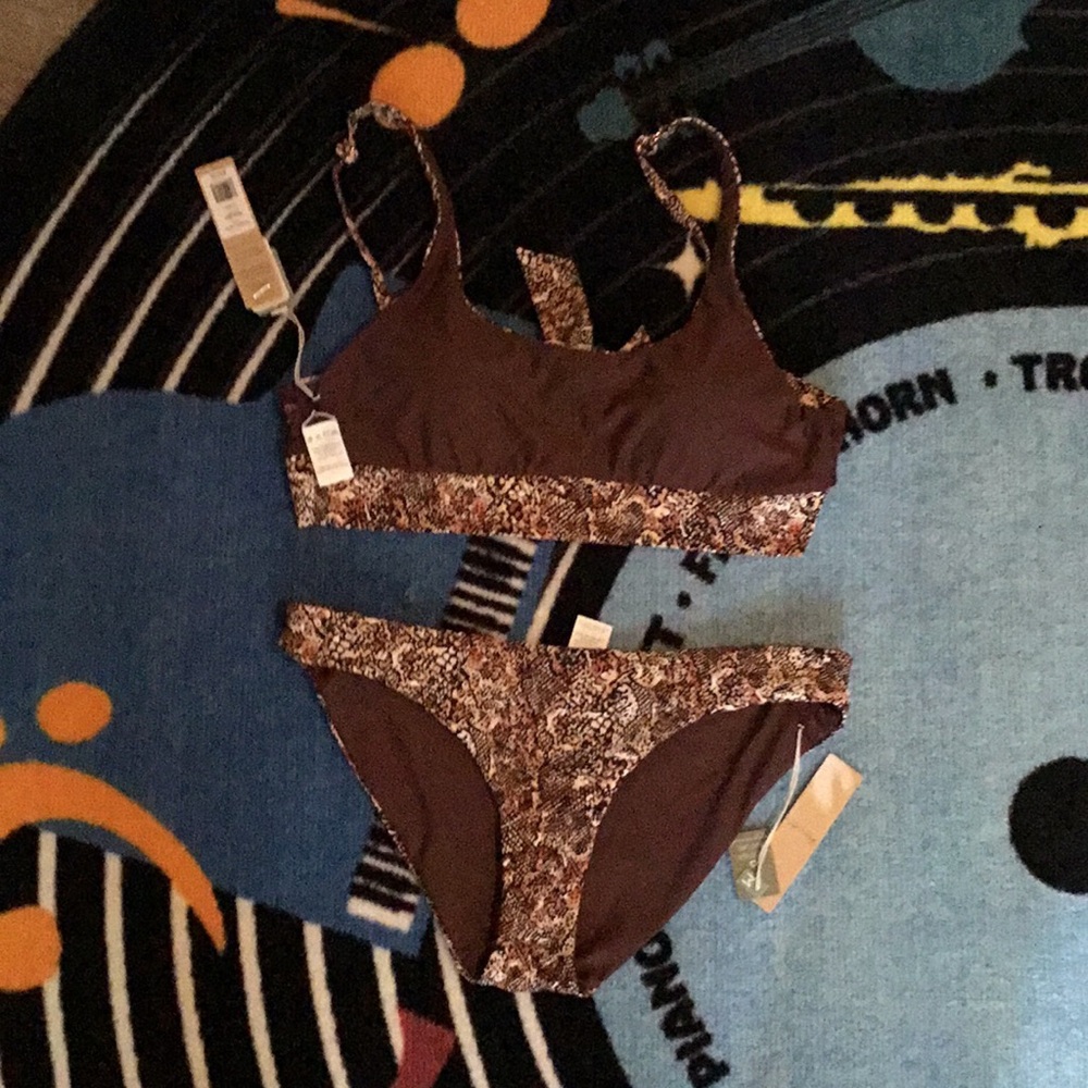2 piece reversible bikini